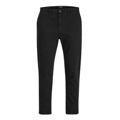 jack & jones men's jpstace jjharlow chino black trousers