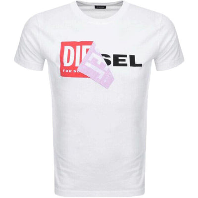 Diesel Mens T Shirt Casual Cotton Short Sleeve TShirt T-Shirt Tee Crew Top Size