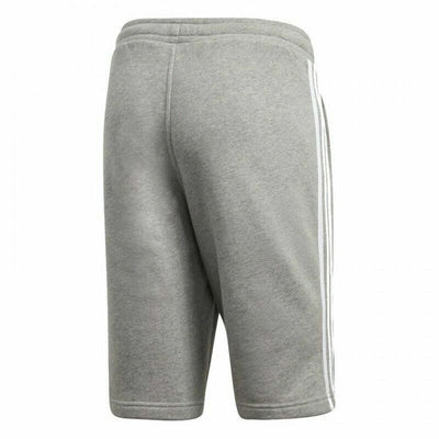 Adidas Mens Originals Shorts 3 Stripes Casual Cotton Fleece Shorts Pockets Size