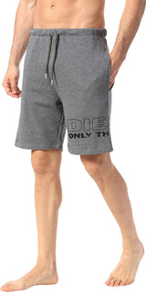 Diesel Mens Shorts Umlb Casual Gym Fleece Shorts Running Mohawk Pan Size S M L