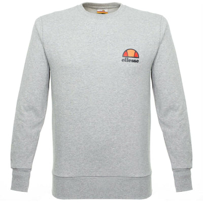Ellesse Sweatshirt Fleece Crew Top Diveria Logo Fitness Sweat Tops Shirts
