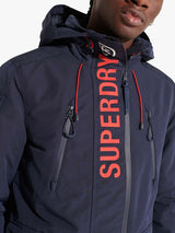 Superdry Jacket Sneakin Mens Jacket Waterproof Navy Ultimate Hoodie Jacket