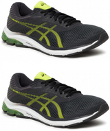 Asics Trainers Gel - Flux 6 Graphite Running Trainers Lace Up Sneakers