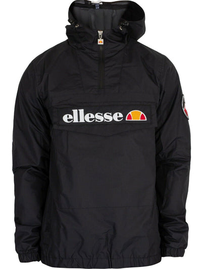 Ellesse Jacket Overhead Hoodie Quarter Zip Hoody Kangaroo Pockets Tops