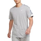 Nike T-Shirt Mens Grey Short Sleeve Tee Gym Running T Shirt Casual Tee