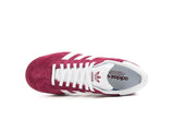 Adidas Womens Gazelle Trainers Burgundy Low Top Classic Trainers