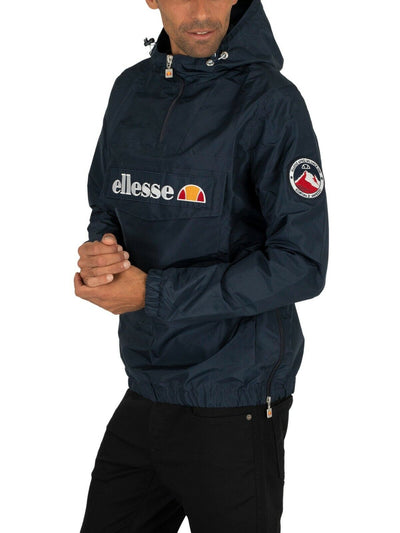 Ellesse Jacket Overhead Hoodie Quarter Zip Hoody Kangaroo Pockets Tops