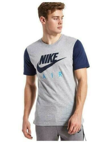 Nike Air T-Shirt Mens Grey Gym Running Tee Short Sleeve T-Shirt