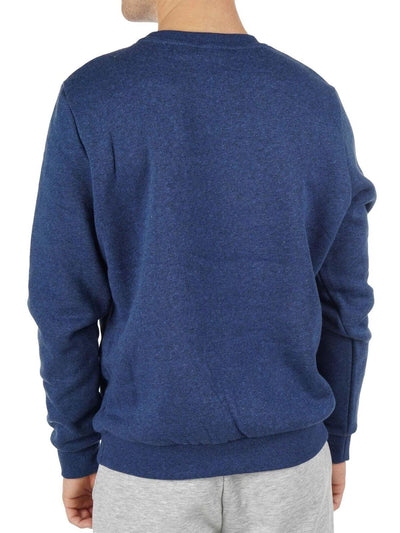 Superdry Mens Blue Long Sleeve Jumper Crew Neck Pullover Casual Top