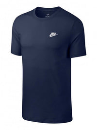 Nike T-Shirt Mens Short Sleeve T Shirt Gym Tee Running Top Navy