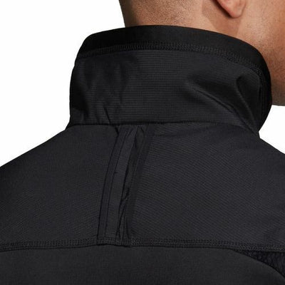 ADIDA TRACK TOP FULL ZIP TRACK TOP GYM RUNNING LIGHT JACKET FUNNEL NECK TOP