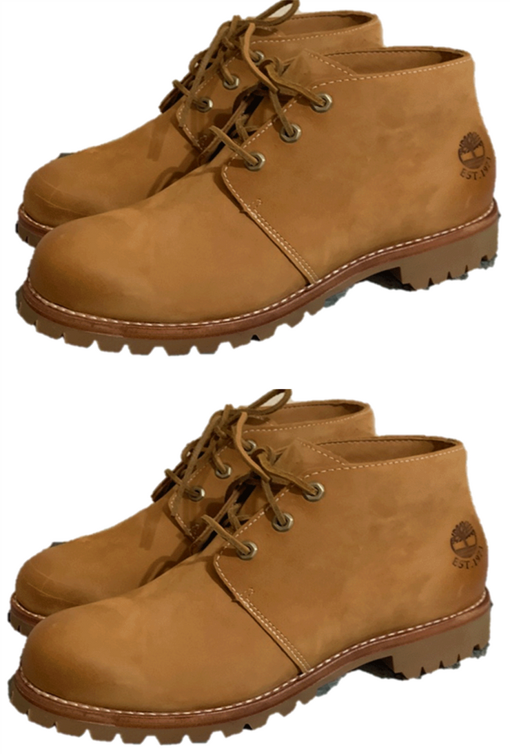 Timberland Boots Mens Heritage Chukka Winter Boots Wheat Hiking Boots