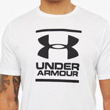 Under Armour T Shirt Mens White Gym Tee Short Sleeve T-Shirt Pullover