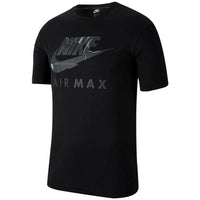Nike Mens T Shirt Air Max NSW Jersey Cotton T-Shirt TShirt Crew Tops Black
