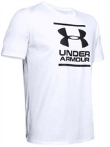 Under Armour T Shirt Mens White Gym Tee Short Sleeve T-Shirt Pullover