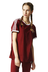 Adidas Womens Tee T-Shirt T Shirt Cotton Casual TShirt Crew Tops Size XL 2XL