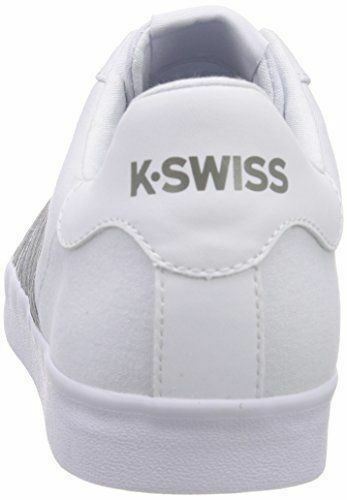 K-Swiss Mens Belmont Low-Top Sneakers White/Grey (03325-192-M)