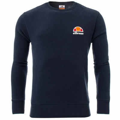 Ellesse Sweatshirt Fleece Crew Top Diveria Logo Fitness Sweat Tops Shirts