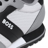 Hugo Boss Trainers Mens Grey Boss Parkour Runn MXMT Grey Trainers