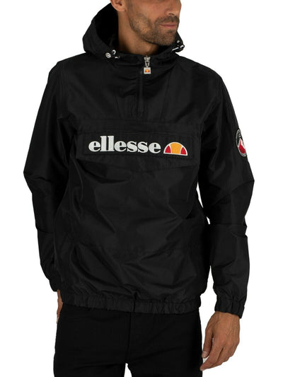 Ellesse Jacket Overhead Hoodie Quarter Zip Hoody Kangaroo Pockets Tops