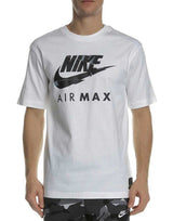 Nike Mens Air Max T Shirt Jersey Cotton T-Shirt TShirt Crew Tops White