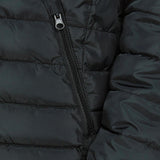 Jack & Jones Jacket Quilted Puffer Jacket Hoodie Zip Padded Jacket Black
