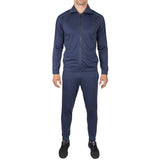 Adidas Mens Full Tracksuit Set Zip Jacket & Joggers Track Top Gym Bottoms   Navy