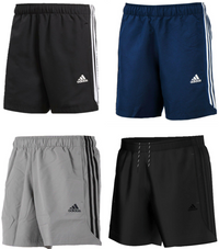Adidas Mens Shorts Chelsea 3 Stripes Gym Sports Running Short Pockets Climalite