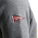 Superdry Mens Casual Jumper Long Sleeve Pullover Top Charcoal Marl