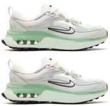 Nike Air Max Trainers Lace Up Unisex Sneakers White/Silver Running Trainers