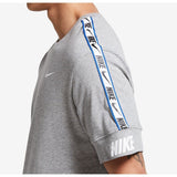Nike Mens T Shirt Grey Short Sleeve Tee Gym Running T Shirt Repeat Tee