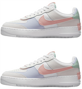 Nike Air Force 1 Trainers Unisex Lace Up Sneakers White Sneakers